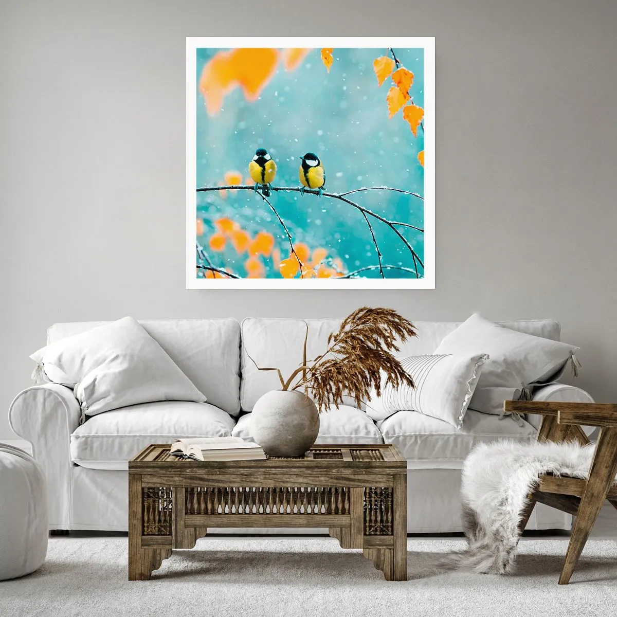 Poszter - Madárpletykák - 60x60 cm