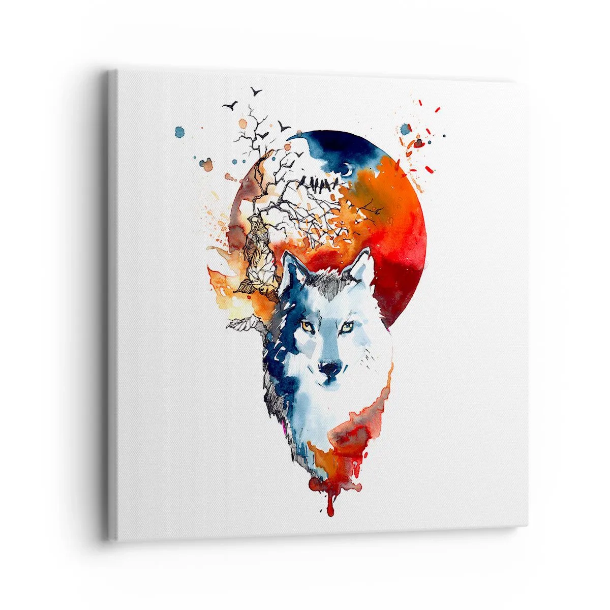 Vászonkép - Szembe az éjszakával - 30x30 cm