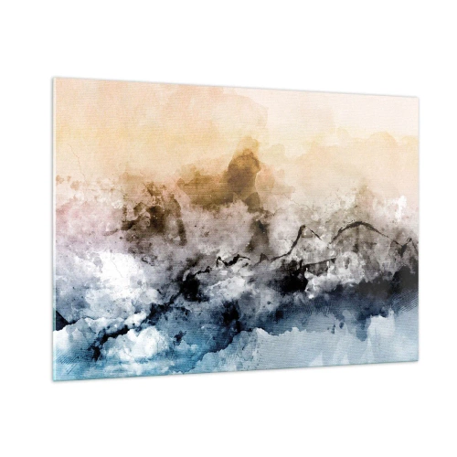 Üveg kép - Ködfelhőbe fulladt - 100x70 cm