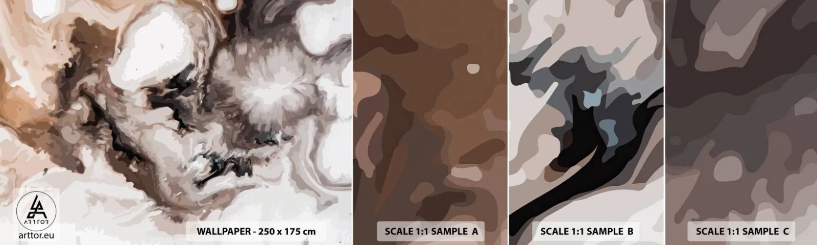 Fotótapéta Minta Öntapadós Deluxe Sticker - Egy galaxis születése - Absztrakció, Darab, Modern minta - 100x30 cm