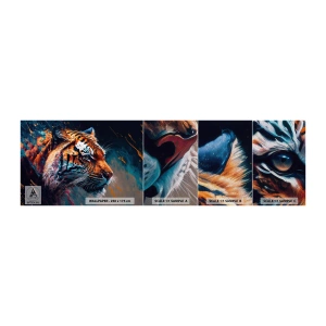 Fotótapéta Minta Premium Sand - Vad szépség - Tigris, Színes, Állat - 100x30 cm