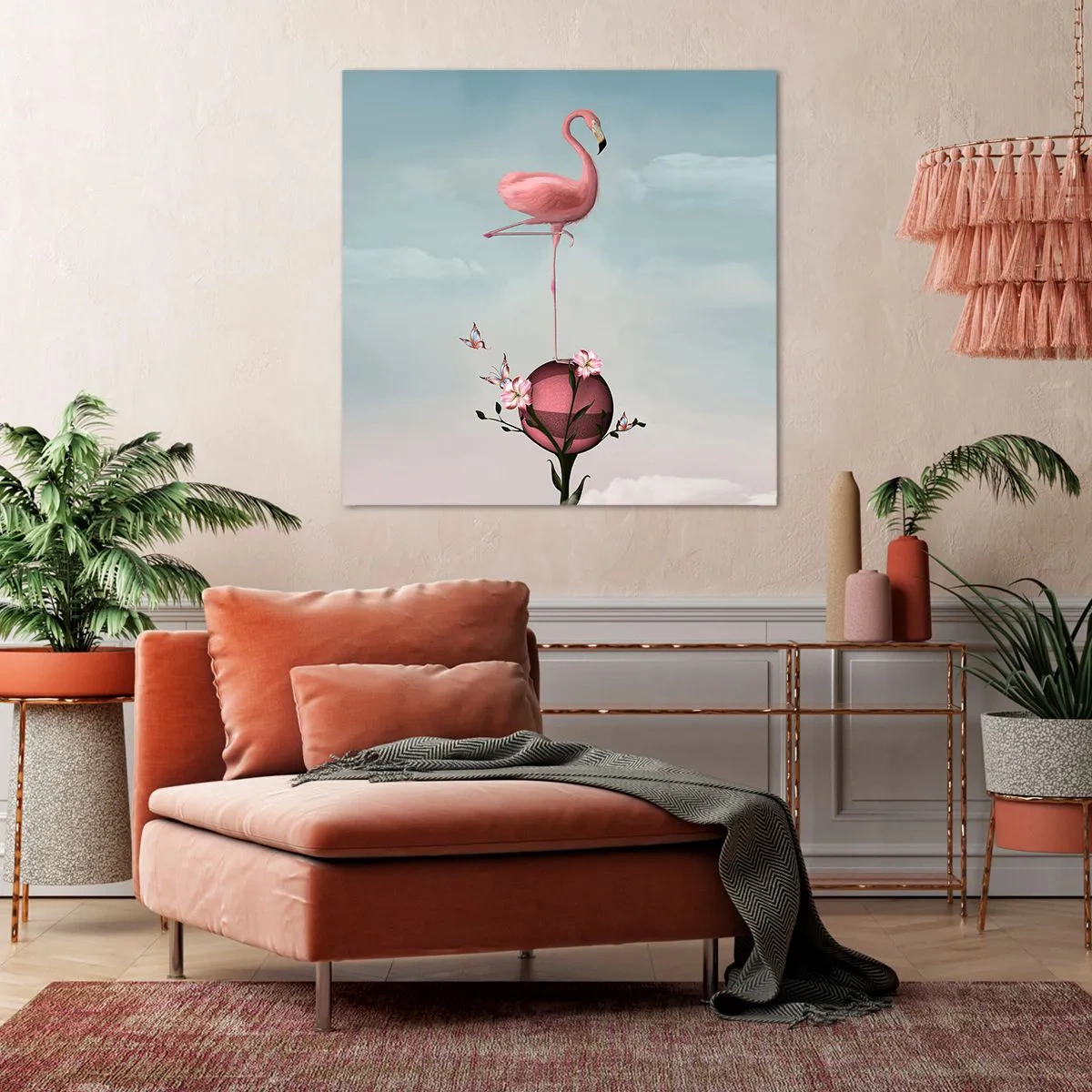 Vászonkép - Kosárlabda allegória - 70x70 cm