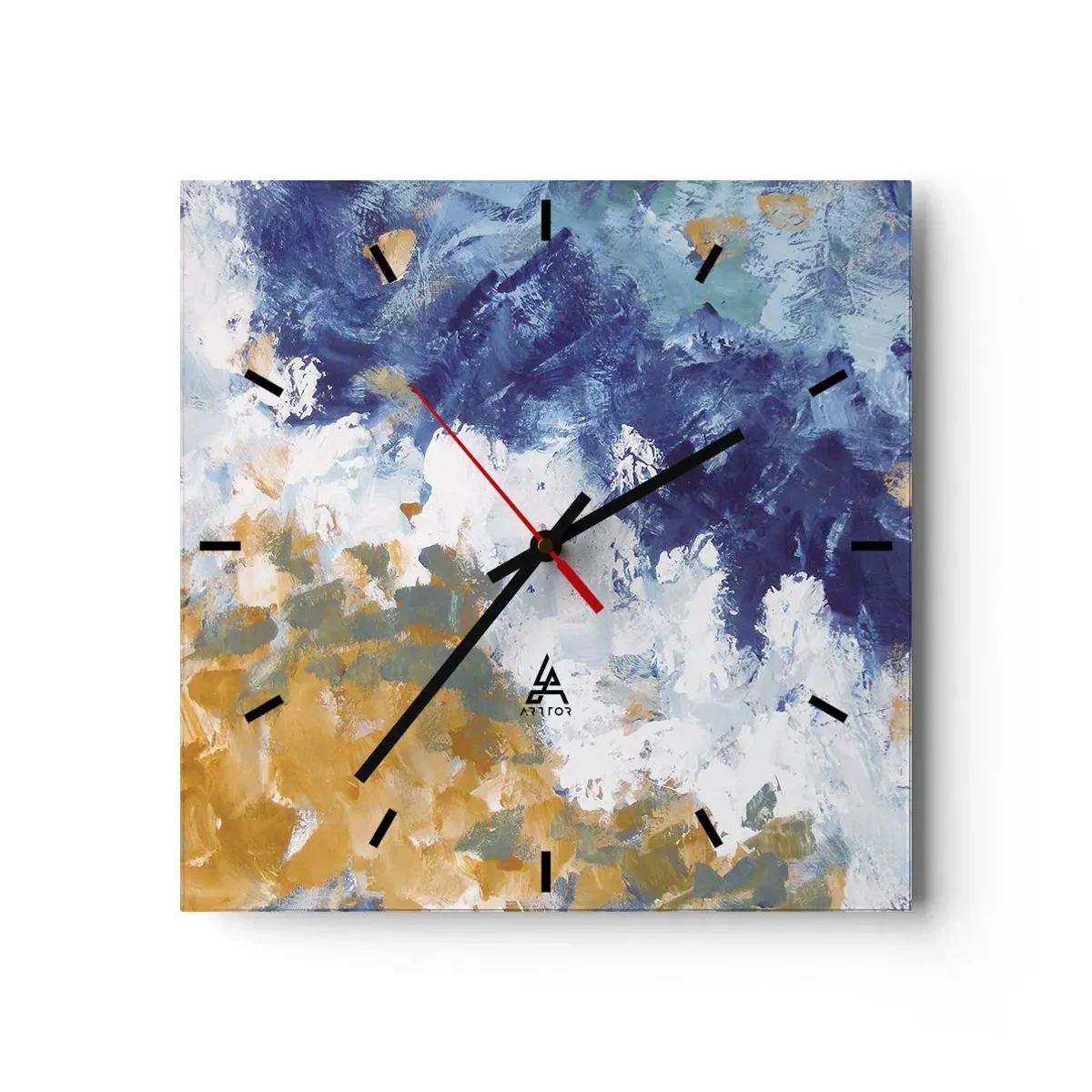 Falióra, Óra - Az elemek tánca - 30x30 cm