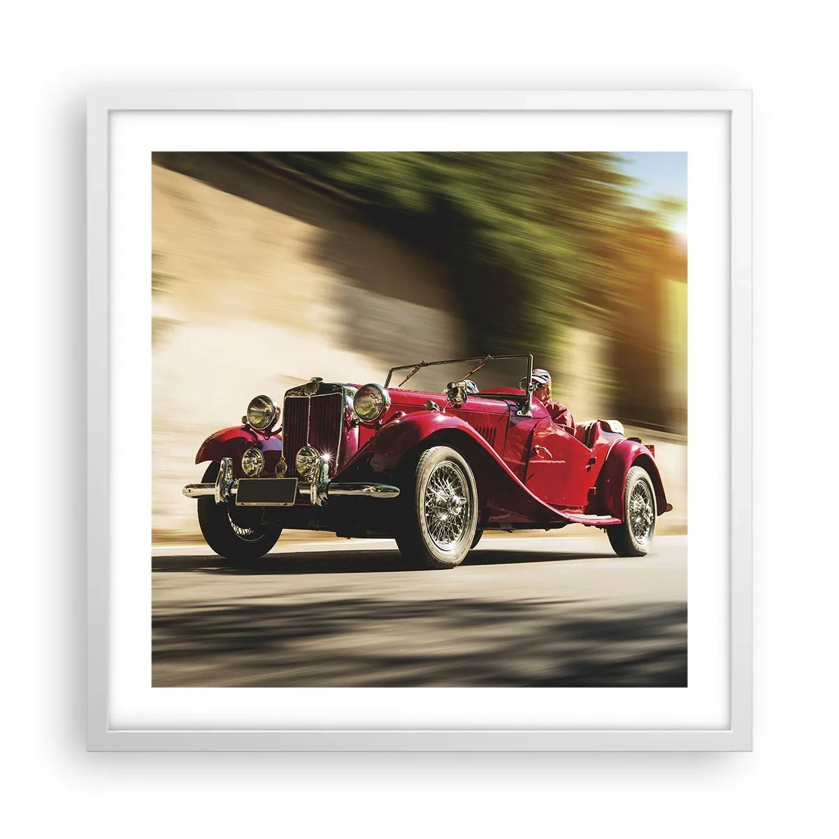 Poszter fekete keretben - Szebb, mint Szamothrakéi Niké - 50x50 cm