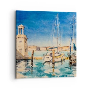 Vászonkép - Napos lagúna - 70x70 cm