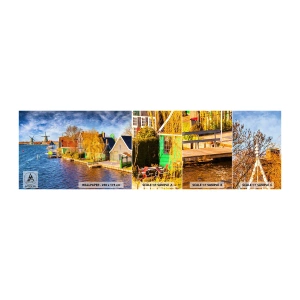 Fotótapéta Minta Standard Eco - Évszázadok óta nincs változás - Tájkép, Ventilátor, Hollandia - 100x30 cm