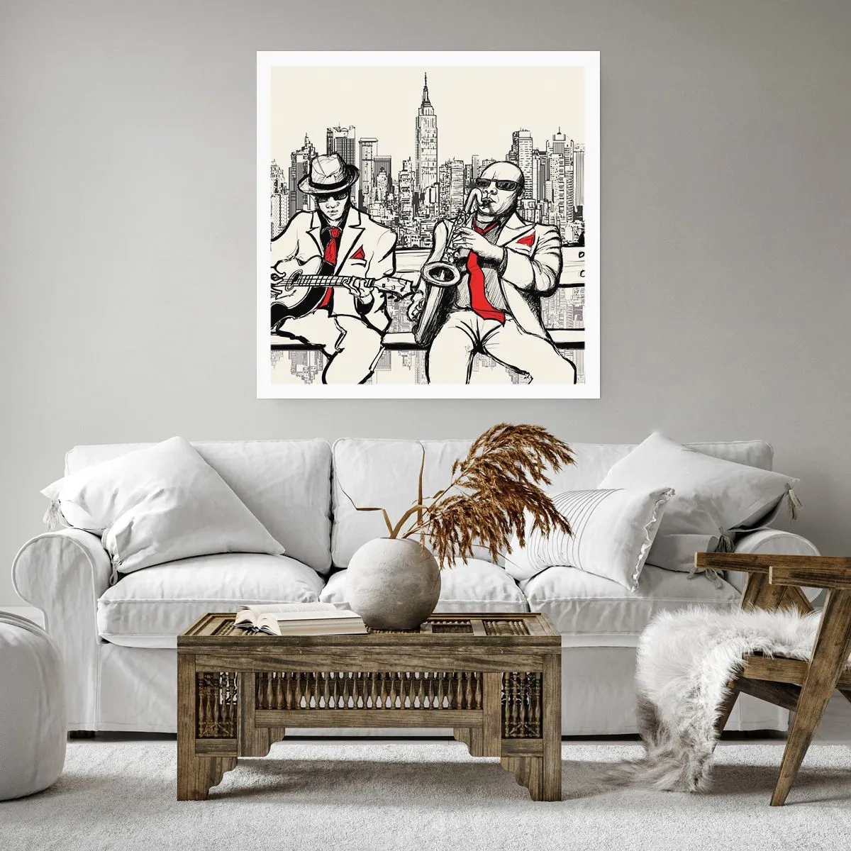 Poszter - New York-i improvizáció - 40x40 cm