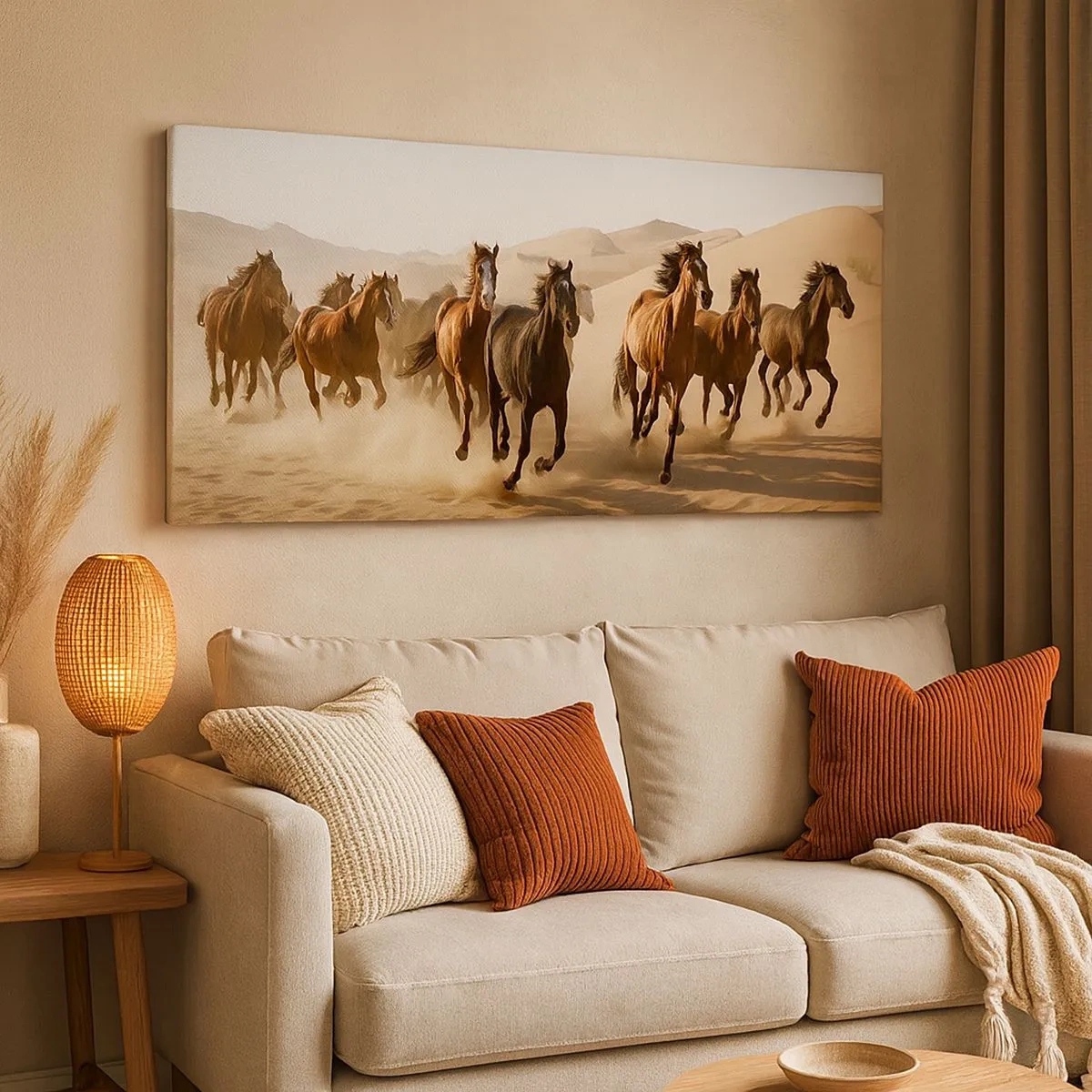 Vászonkép - Szabad, mint a szél - 100x40 cm