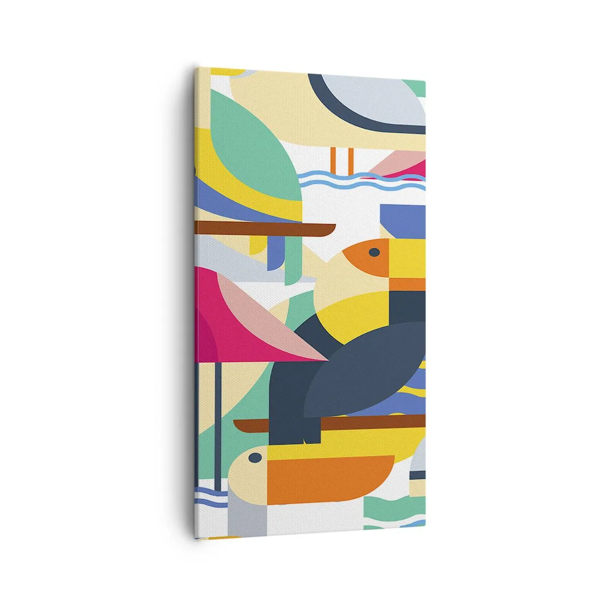 Vászonkép - Madárparti - 55x100 cm