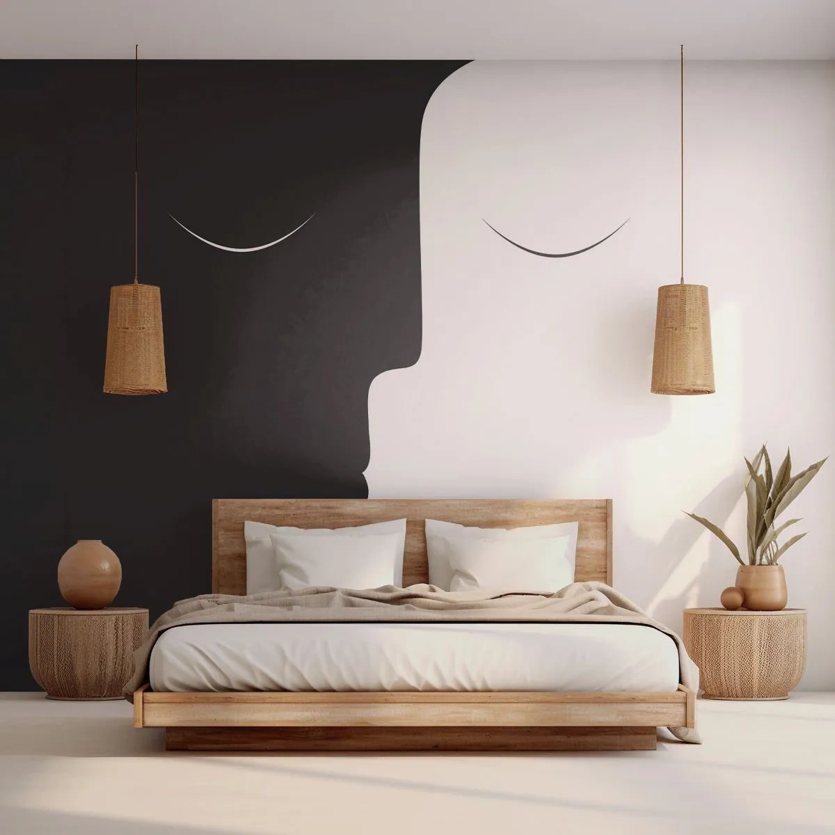 Fotótapéta Standard Eco - Az ellentétek egysége - Emberek, Párosít, Darab - 350x256 cm