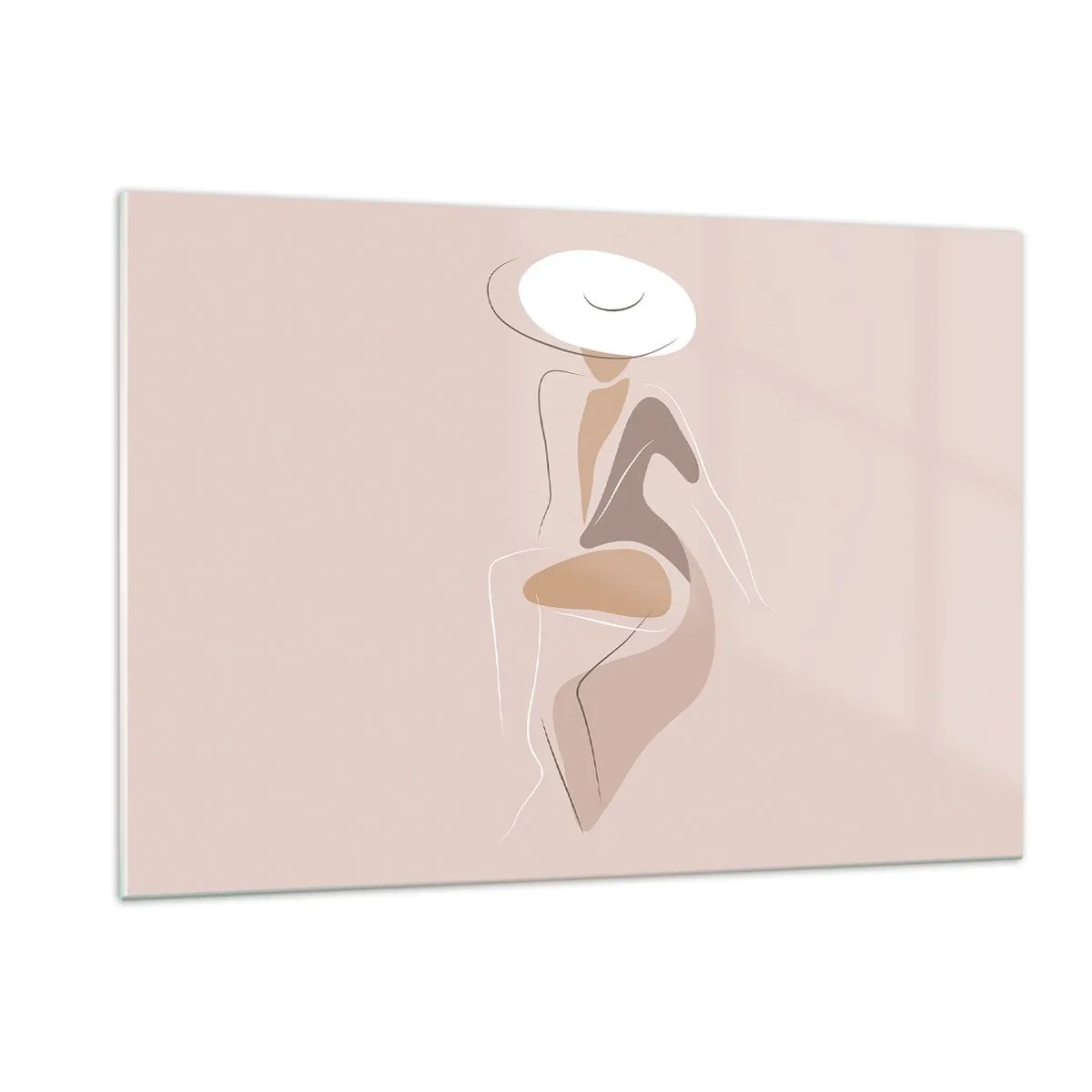 Üveg kép - Egy hölgynek lenni - 120x80 cm