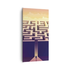 Vászonkép - Döntés ideje - 65x120 cm