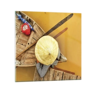 Üveg kép - Élet a Sárga-folyón - 30x30 cm