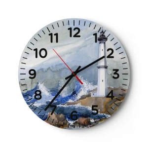 Falióra, Óra - A sötétséggel és a viharral szemben - 30x30 cm