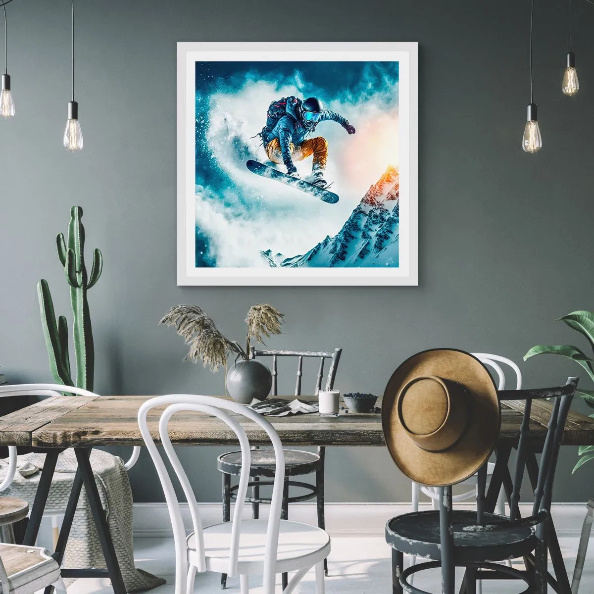 Poszter fekete keretben - Extrém érzelmek - 60x60 cm