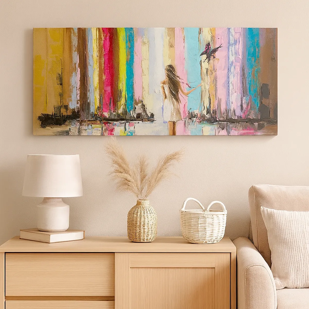 Vászonkép - Kövessél - 30x30 cm