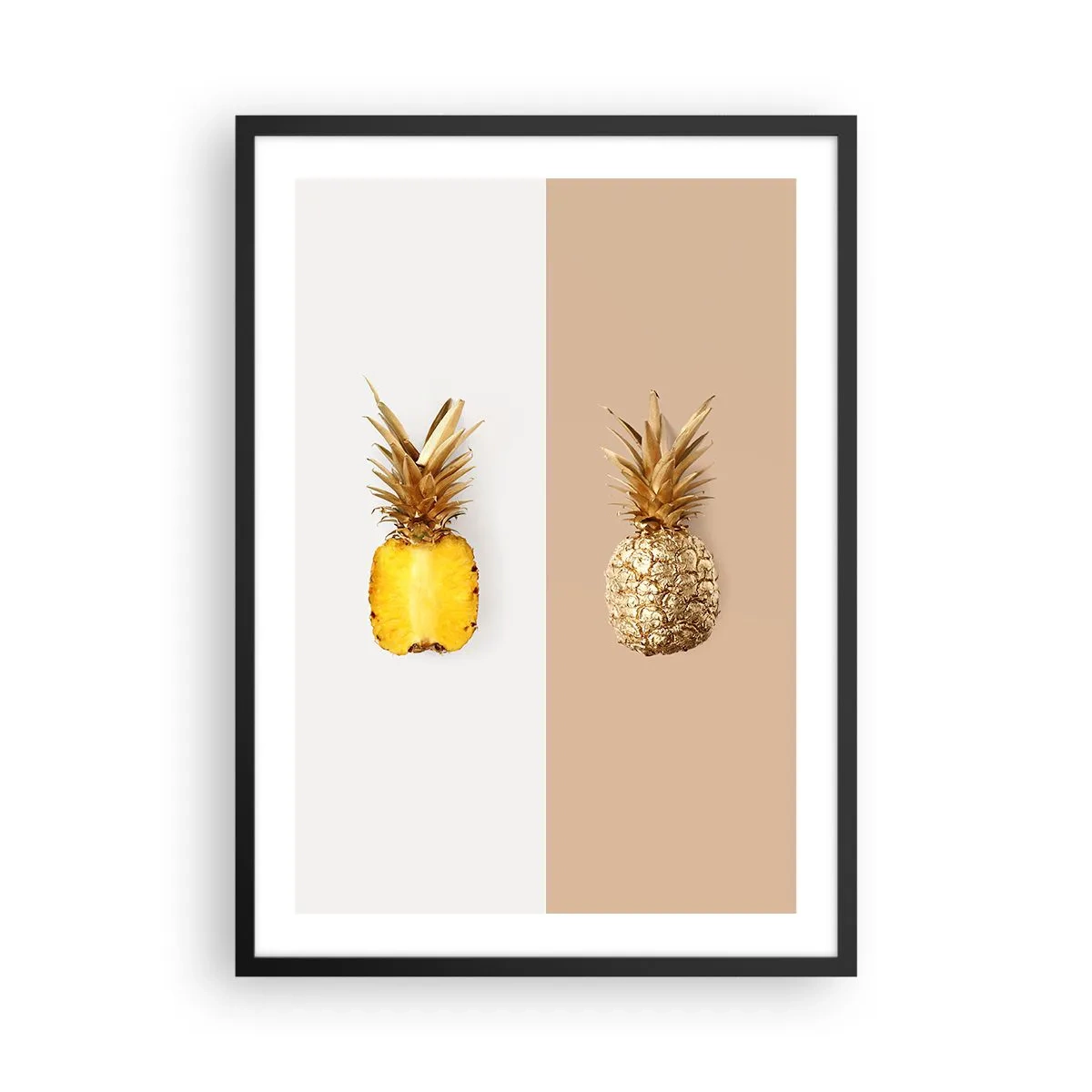Poszter fehér keretben - Ananász nekünk - 50x70 cm