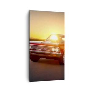 Vászonkép - A vágy piros színű - 55x100 cm