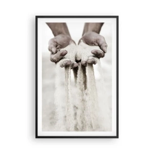 Poszter fehér keretben - Ezekkel a kezekkel... - 61x91 cm
