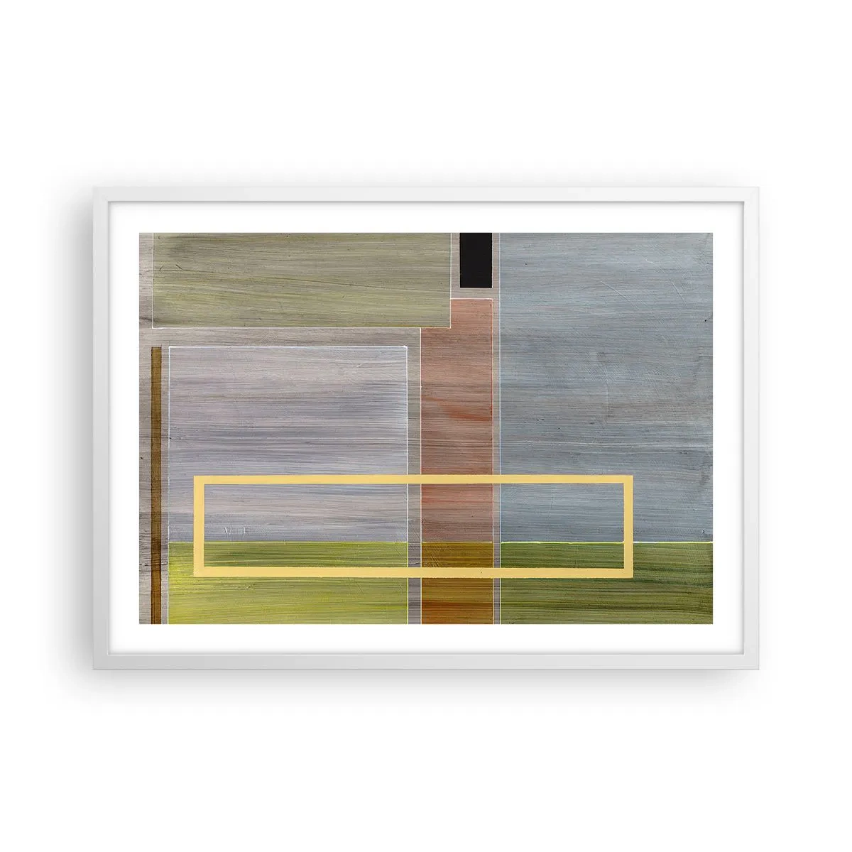 Poszter fekete keretben - Egyszerűen és nyugodtan - 70x50 cm