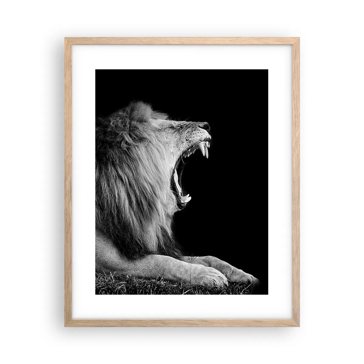 Poszter világos tölgy keretben - Kétség nélkül - 40x50 cm