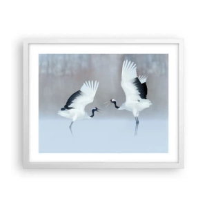 Poszter fekete keretben - Tánc a ködben - 50x40 cm