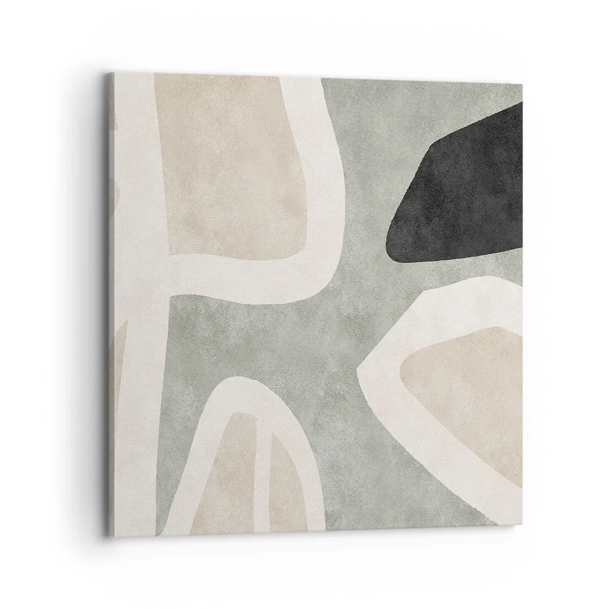 Vászonkép - Kompozíció fekete témával - 70x70 cm