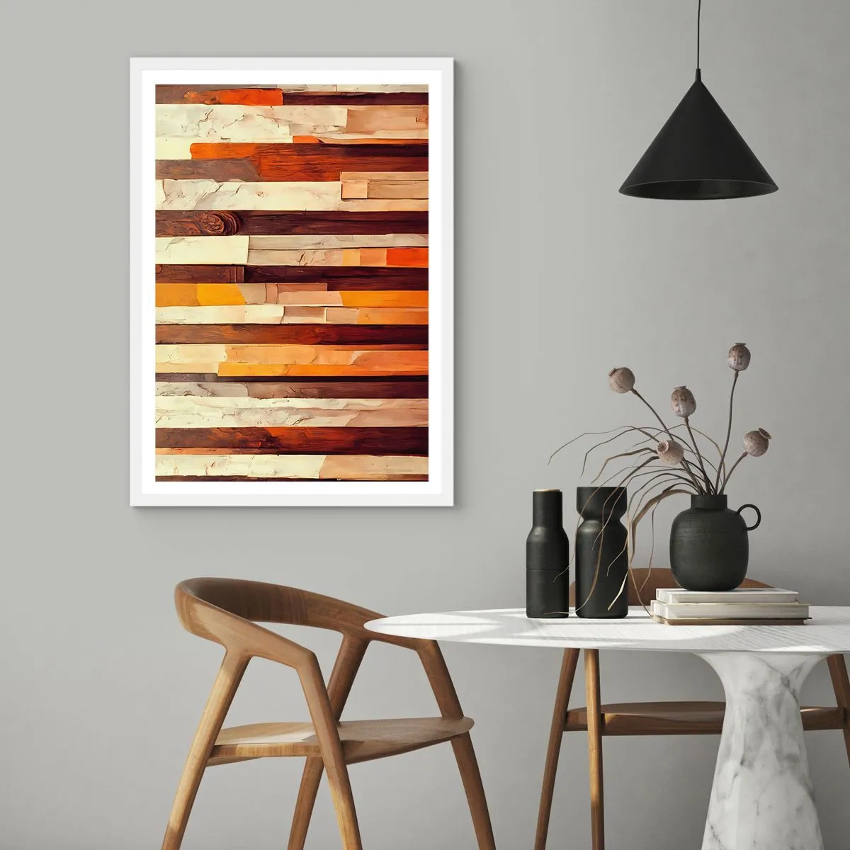 Poszter fekete keretben - Az erdei fák himnusza - 61x91 cm