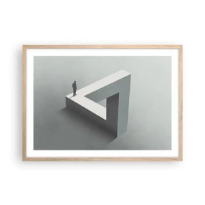 Poszter világos tölgy keretben - És mégis lehetséges - 70x50 cm