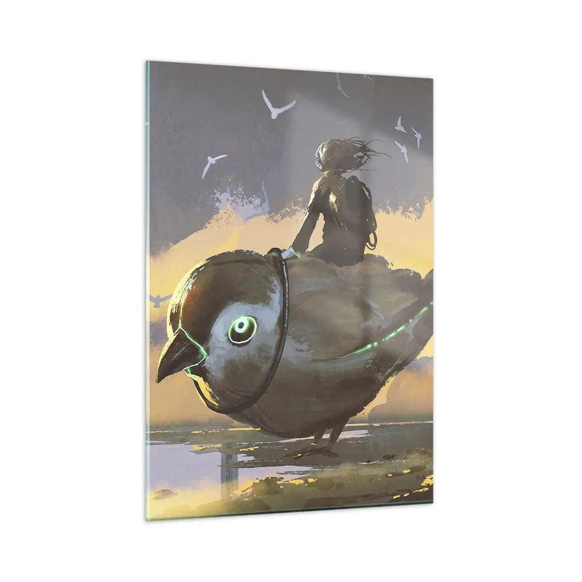 Üveg kép - Egy fantasztikus utazás állomása - 50x70 cm