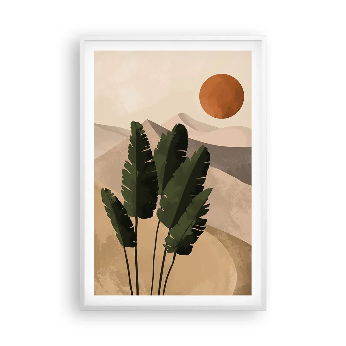 Poszter fekete keretben - Az élet diadala - 61x91 cm