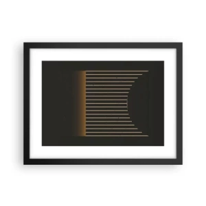 Poszter fehér keretben - Fedezze fel a sötétséget - 40x30 cm