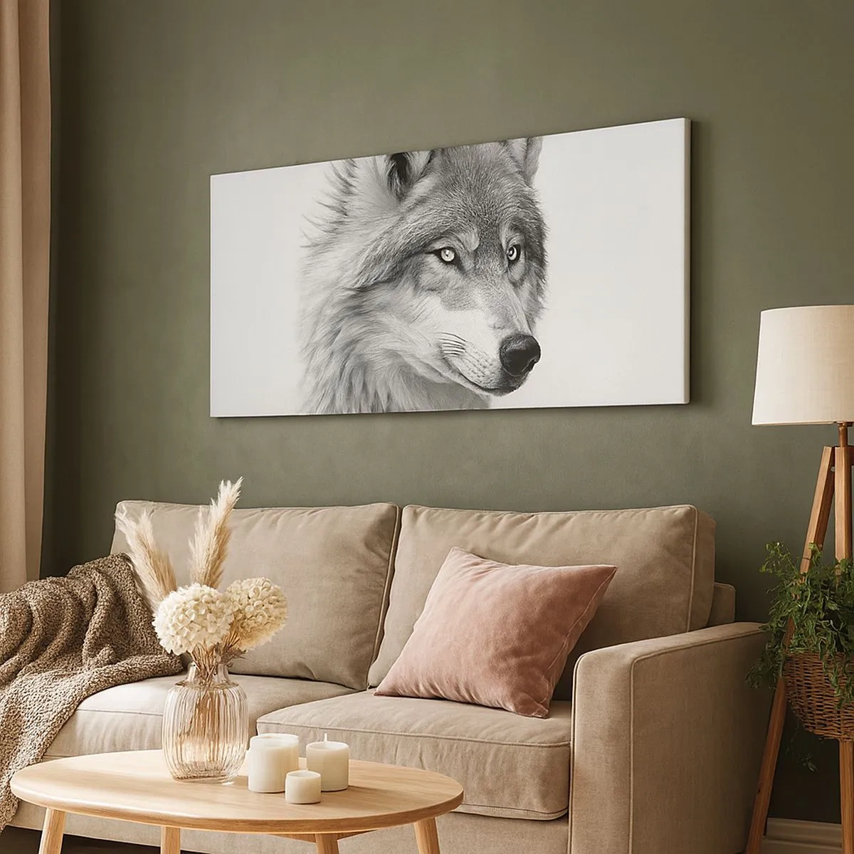 Vászonkép - Alfa - kétségtelenül - 100x40 cm