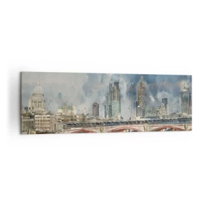 Vászonkép - London teljes pompájában - 160x50 cm