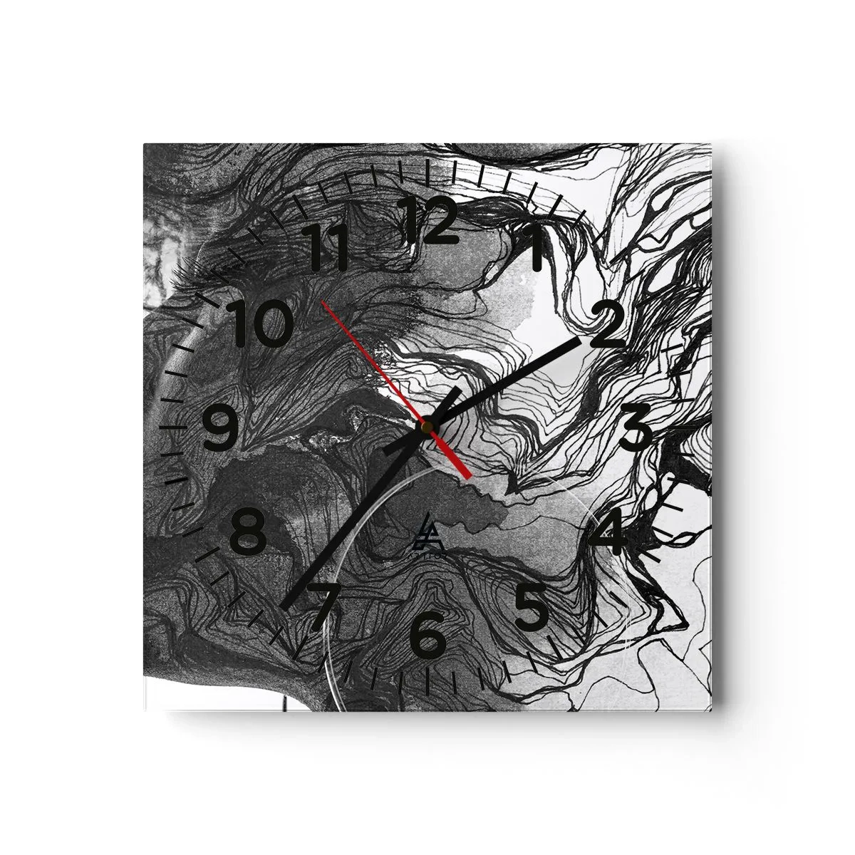 Falióra, Óra - Álmokba gabalyodva - 30x30 cm