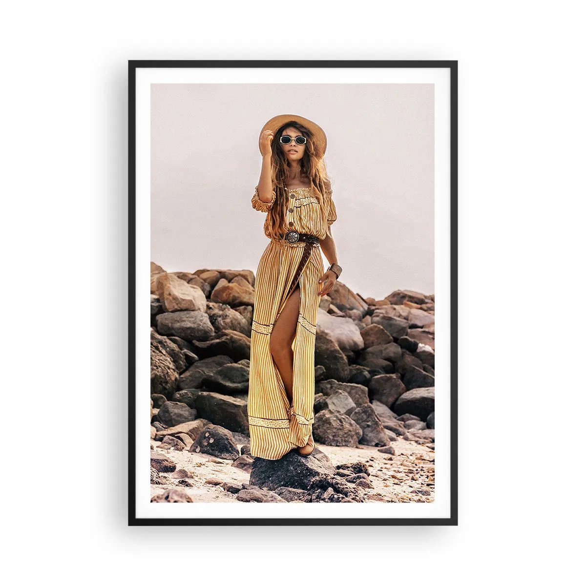 Poszter fehér keretben - A kövek varázsa - 70x100 cm