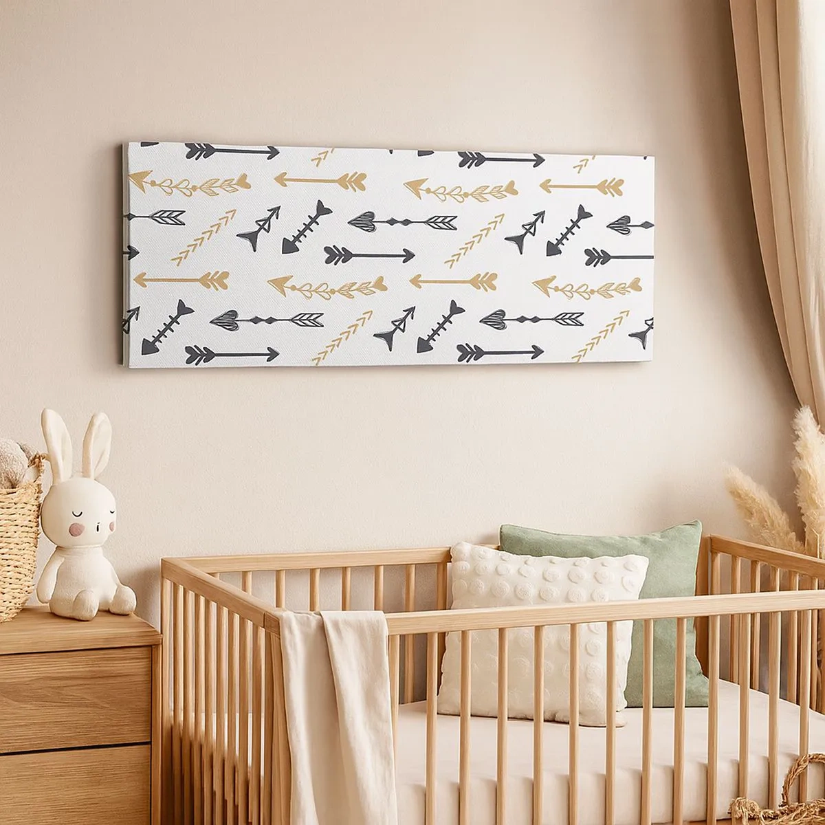 Vászonkép - Az íjász álma - 100x40 cm