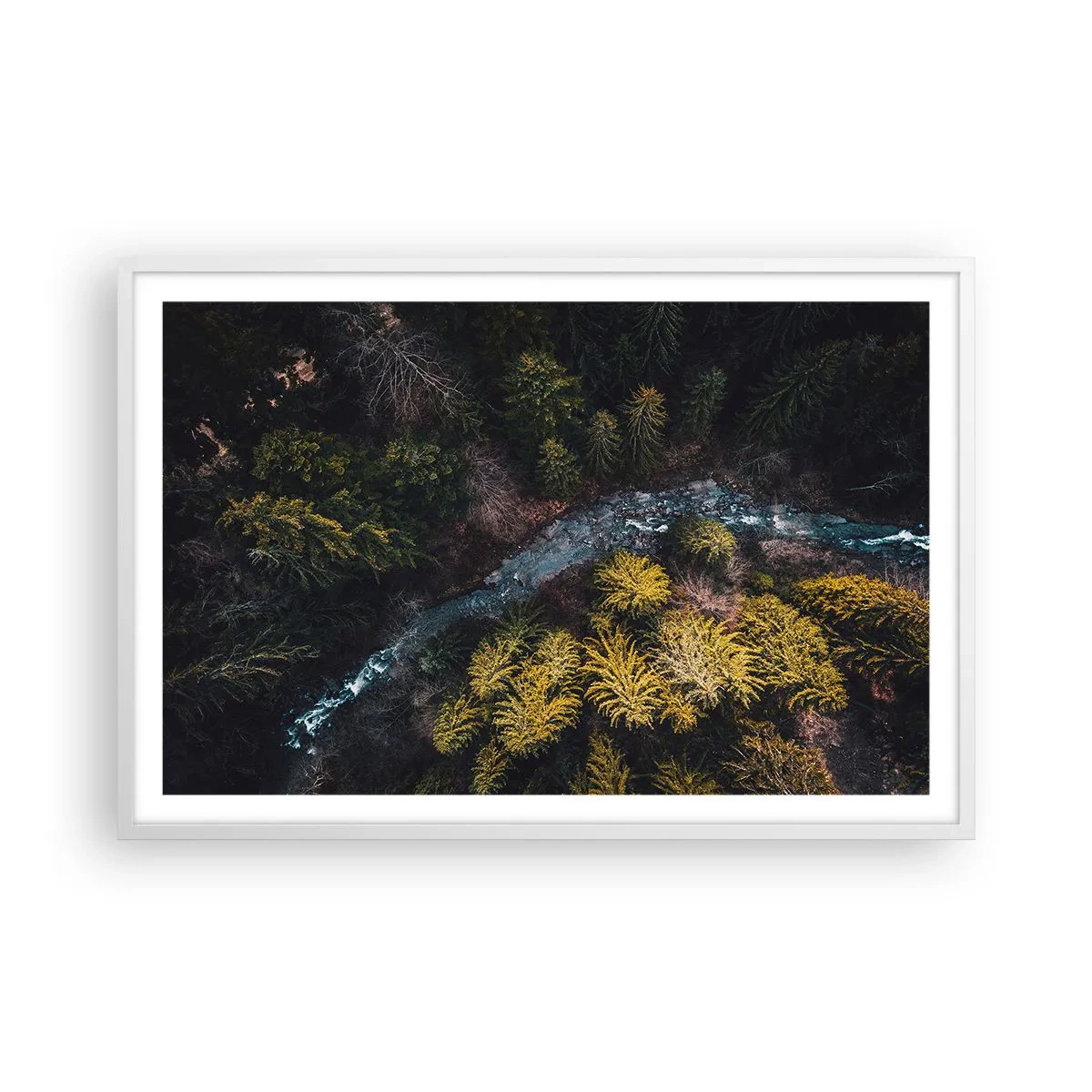 Poszter fekete keretben - Gyorsan, egyre gyorsabban - 91x61 cm