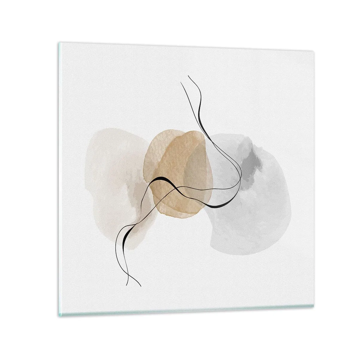 Üveg kép - Léggyöngyök - 70x70 cm