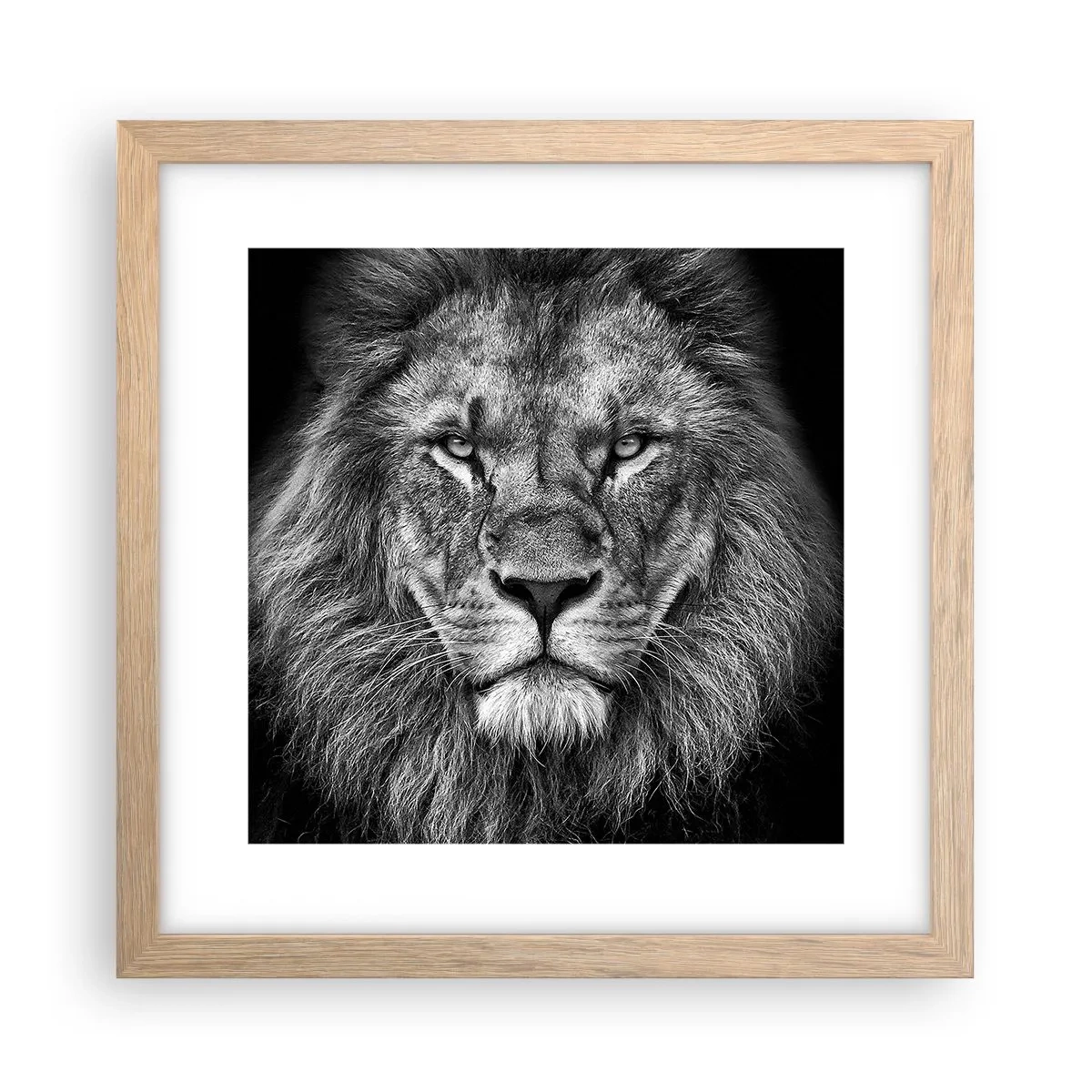 Poszter világos tölgy keretben - Őfelségi palástban - 30x30 cm