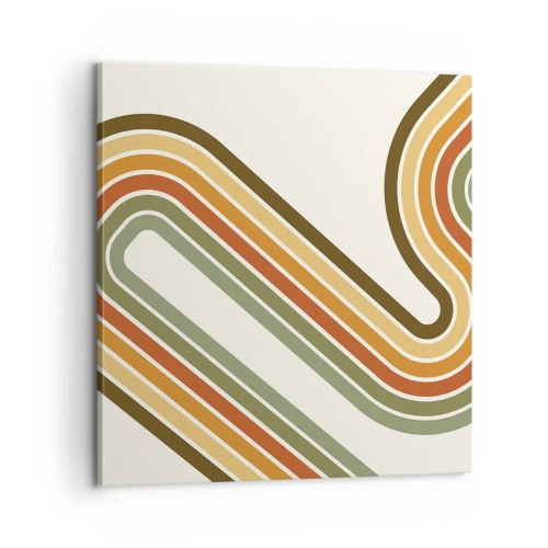 Vászonkép - Cikkcakkban a célba - 60x60 cm