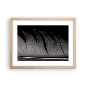 Poszter világos tölgy keretben - Toll - egy csodálatos konstrukció - 40x30 cm