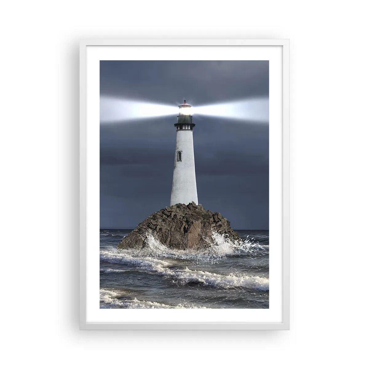 Poszter fekete keretben - Ide…ide…itt! - 50x70 cm