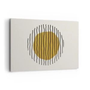 Vászonkép - A hőtől remegő absztrakció - 120x80 cm
