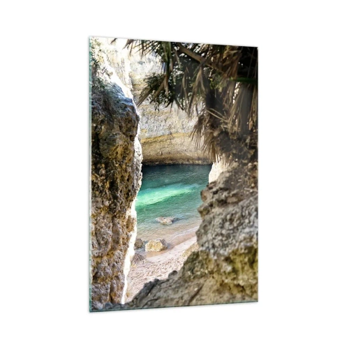 Üveg kép - Türkizkék öböl - 70x100 cm
