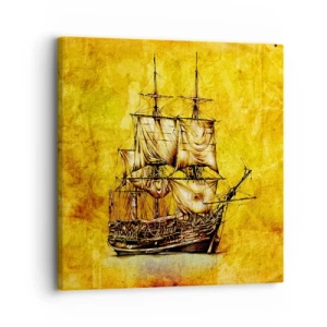 Vászonkép - Irány Tortuga! - 30x30 cm