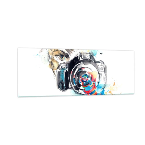 Üveg kép - A lencse szemében - 140x50 cm