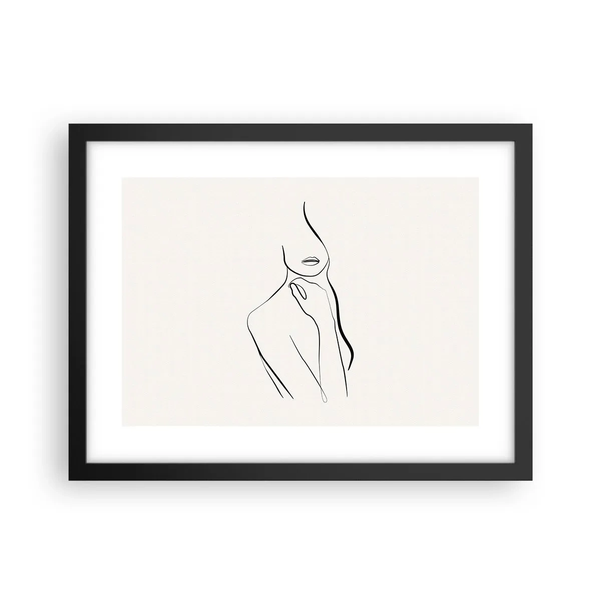 Poszter fehér keretben - A melankólia hulláma - 40x30 cm