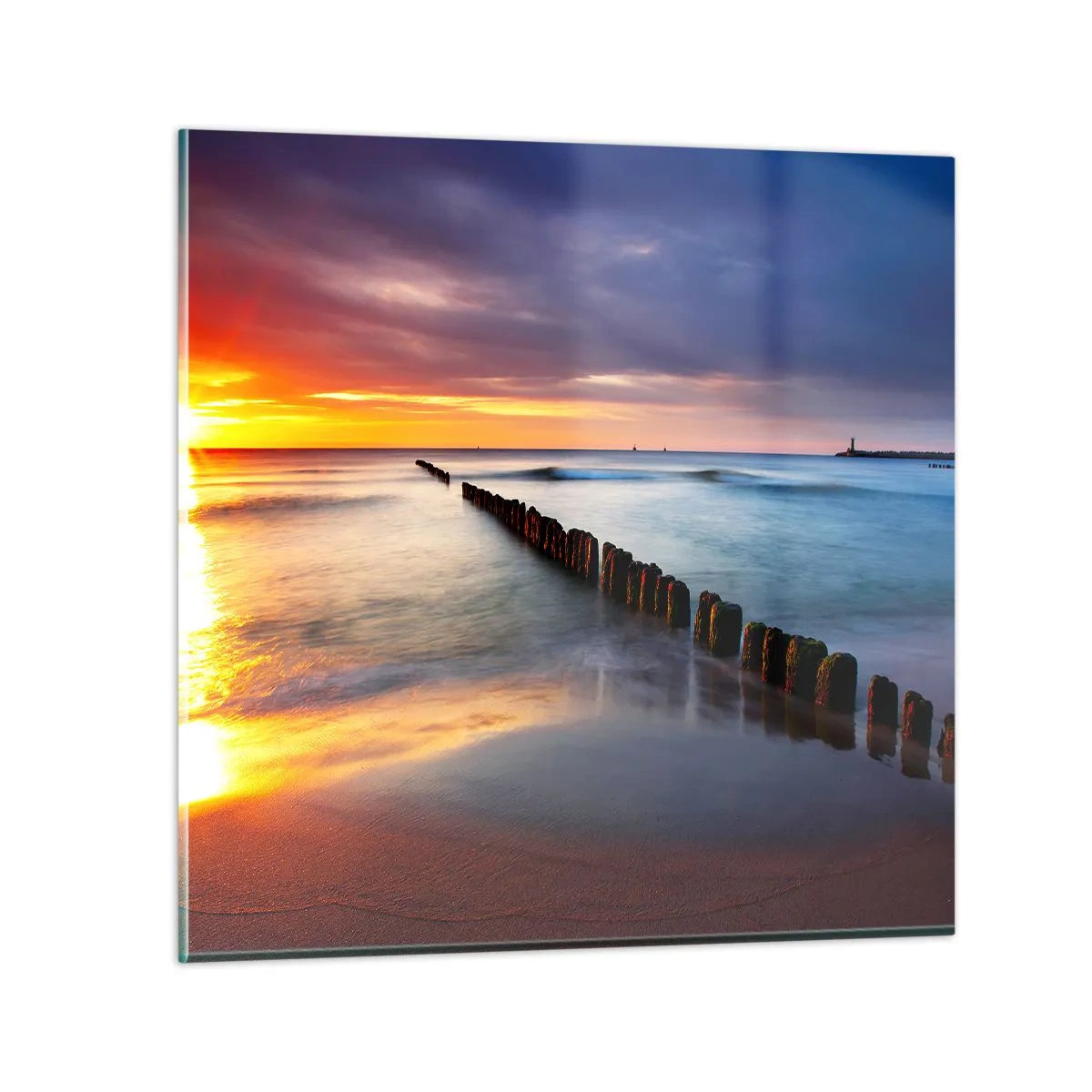 Üveg kép - Halgasd a csendet - 50x50 cm