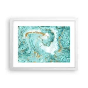 Poszter fekete keretben - Az Edo-korszak nagy hulláma alatt - 40x30 cm